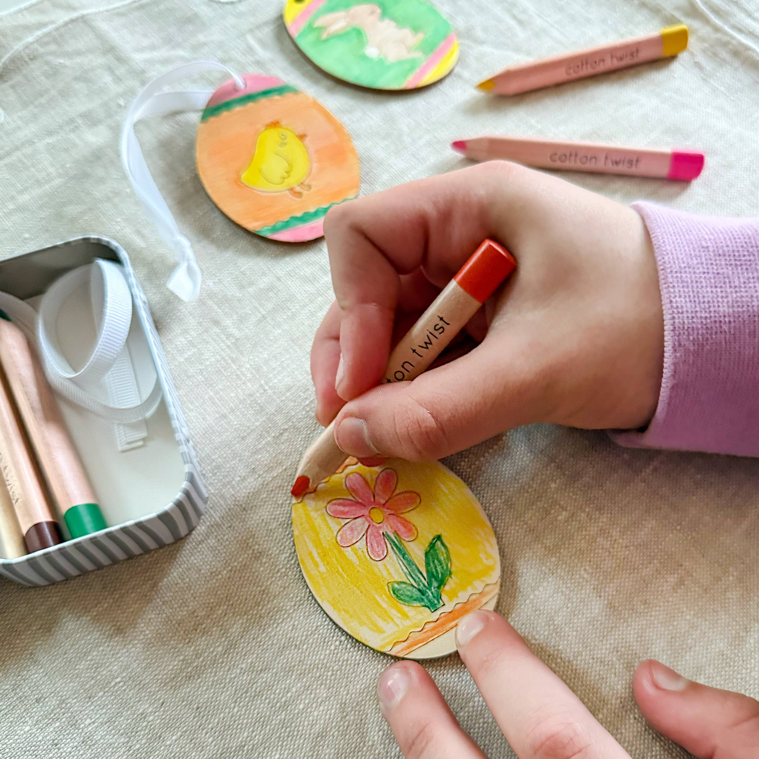 Set of 3 Easter Egg Decorations - DIY Craft Kit