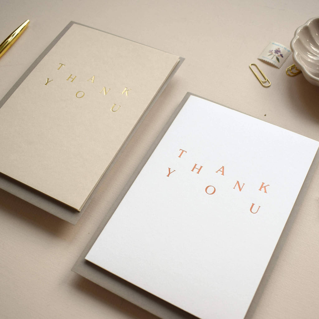Thank You - Luxury Greeting Card