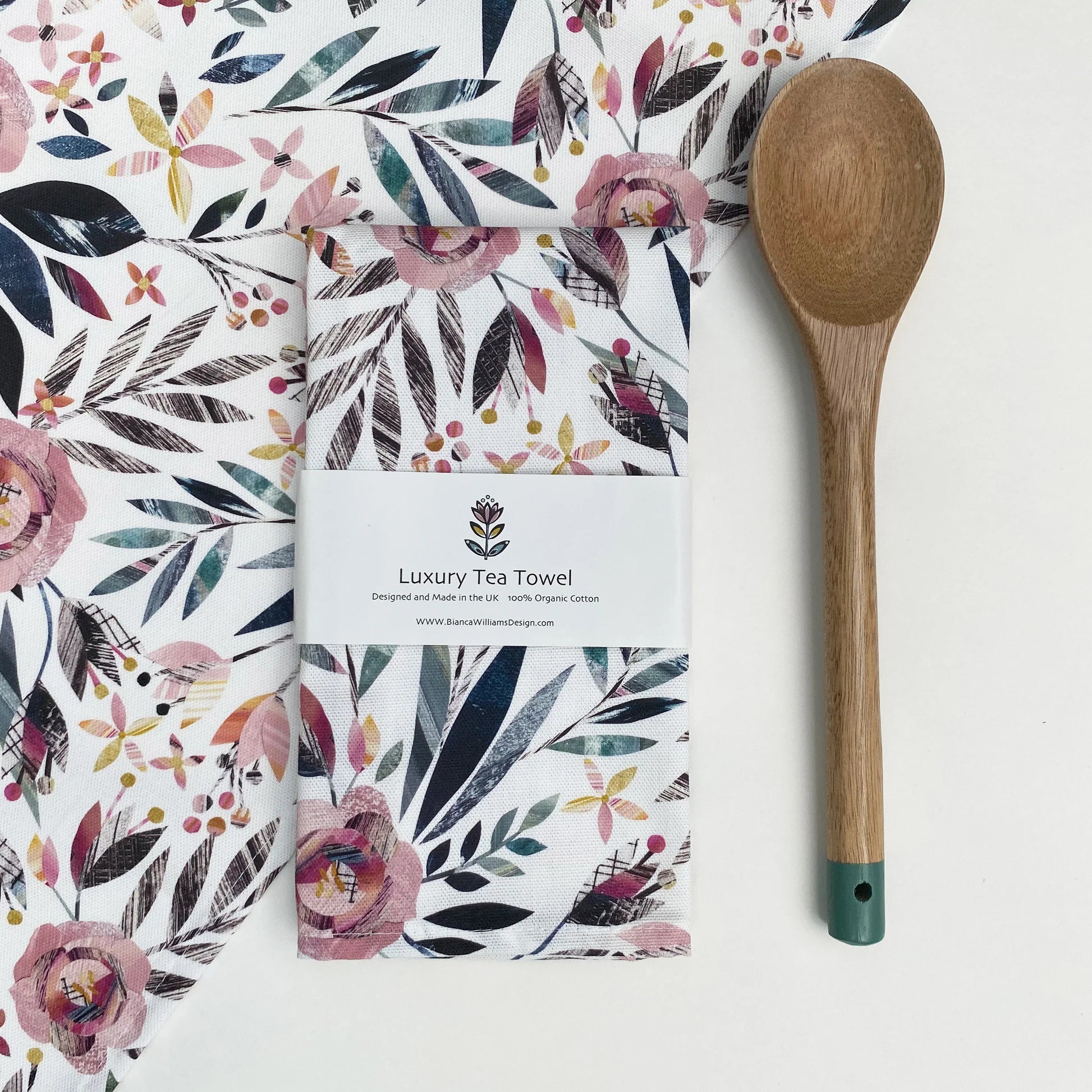 Summer Floral Tea Towel