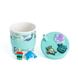 Under the Sea Chino Charm Cup  + FREE Hot Chocolate Stirrer and Chocolate Frog | Chino Club