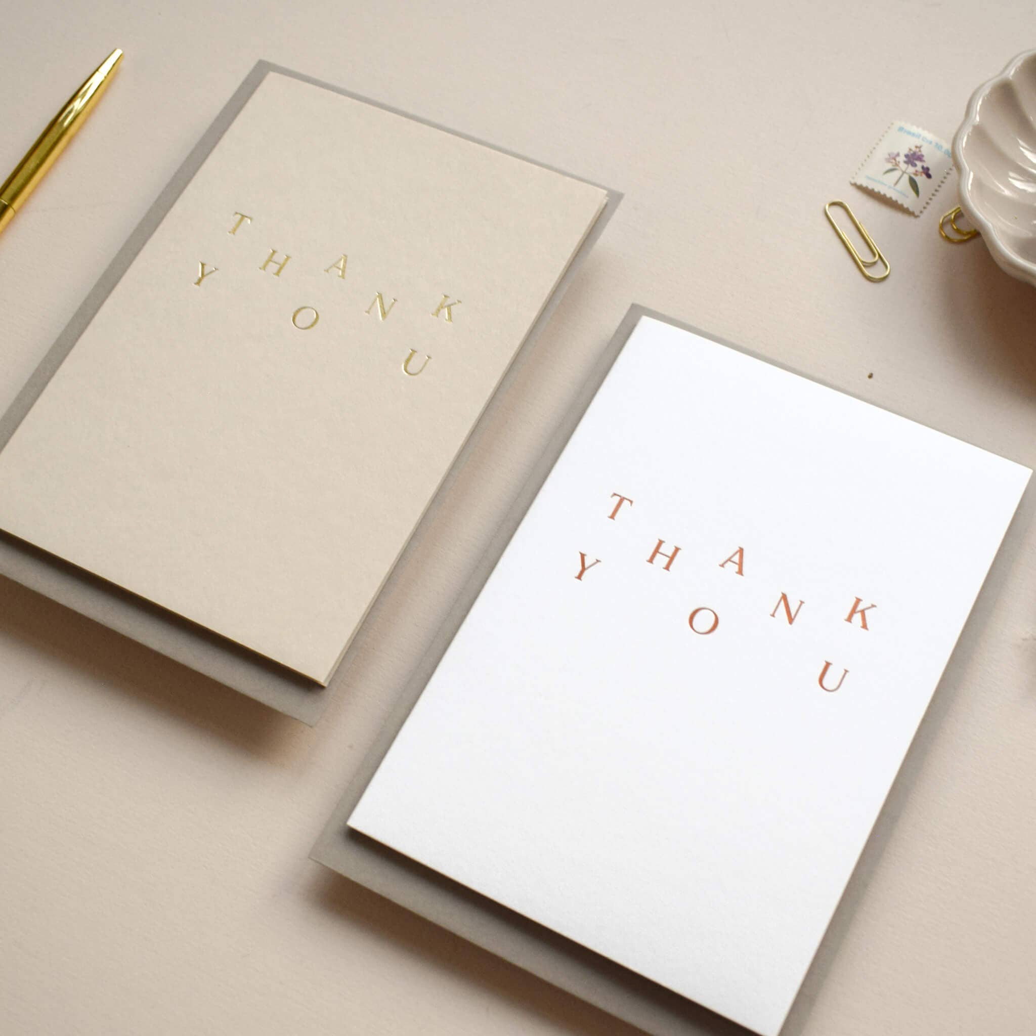 Thank You - Luxury Greeting Card