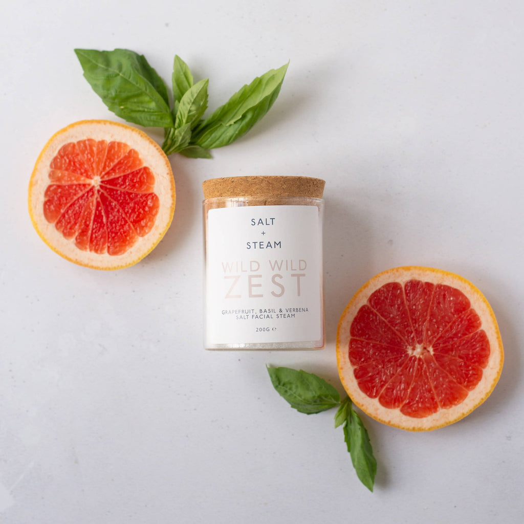 Wild Wild Zest - Grapefruit and Basil Facial Steam, 200g Jar