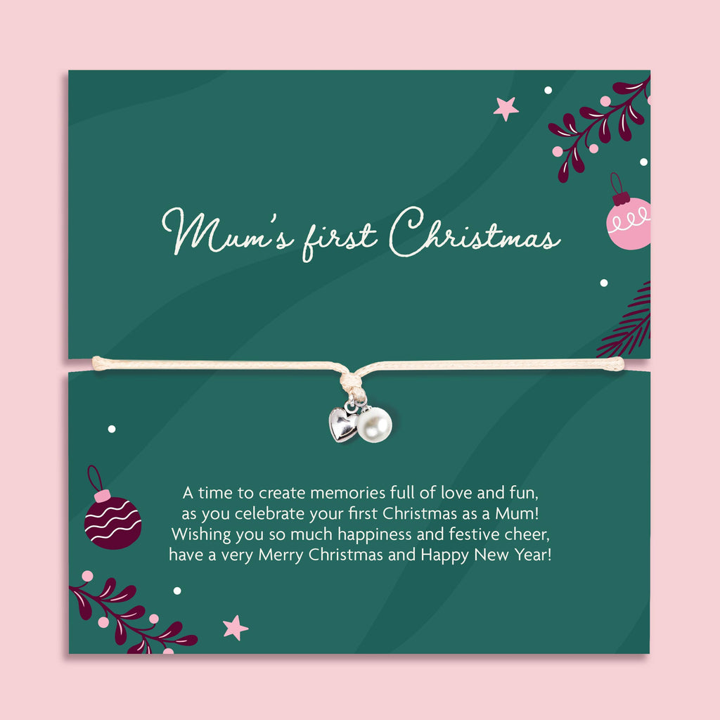 Mum's First Christmas Bracelet | New Mum Christmas Gift