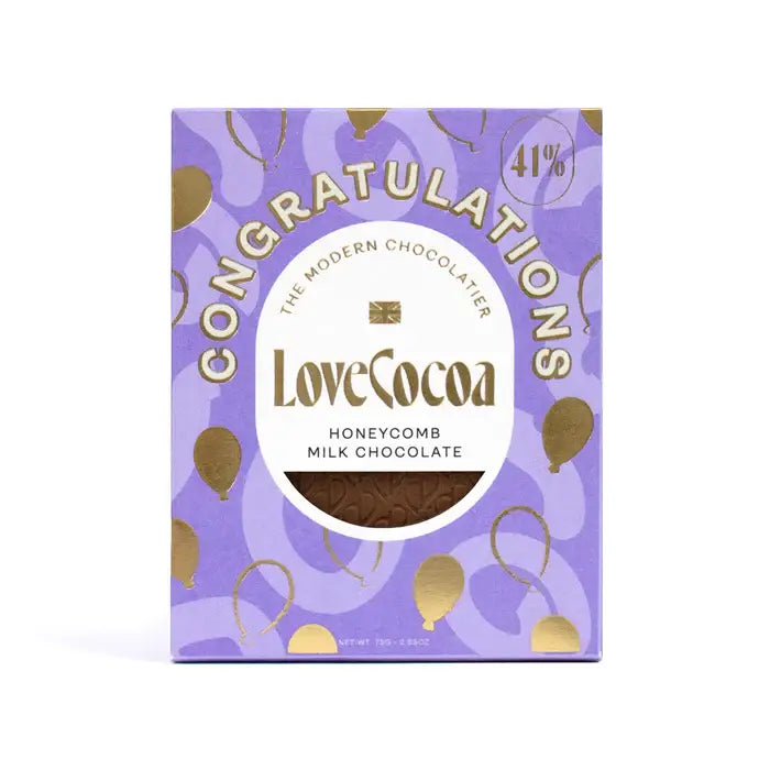 Congratulations - Sustainable Honeycomb Milk Chocolate