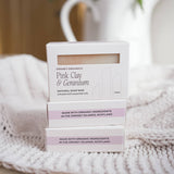 Pink Clay & Geranium Organic Soap Bar | Scottish Made