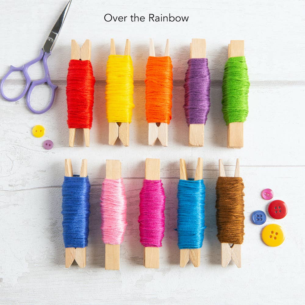 Friendship Bracelet Kit: Over the Rainbow