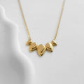 Gold Waterproof Petal Necklace – Dainty Everyday Jewellery