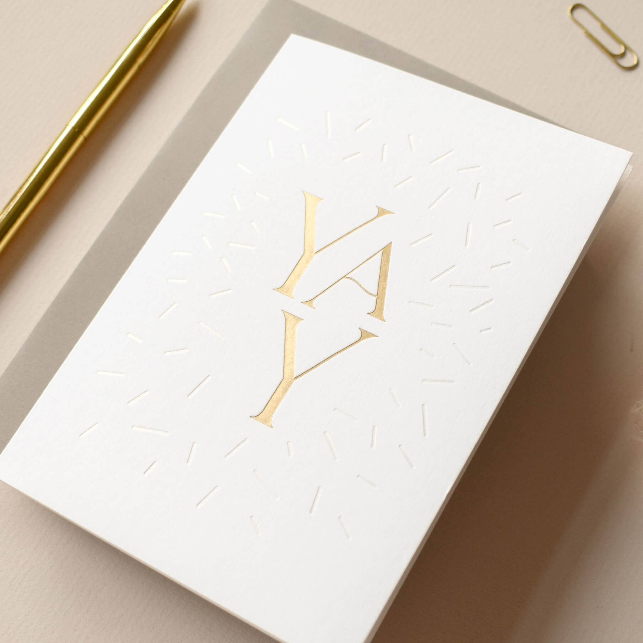 YAY - Luxury Greeting Card