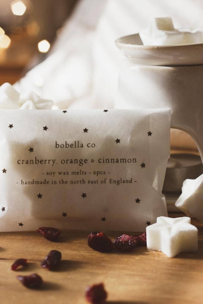 Christmas Wax Melts | Cranberry Orange and Cinnamon | Bobella Co.