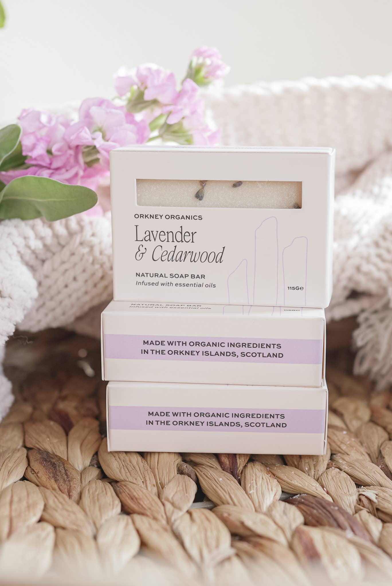 Lavender & Cedarwood Organic Soap Bar | Scottish Made