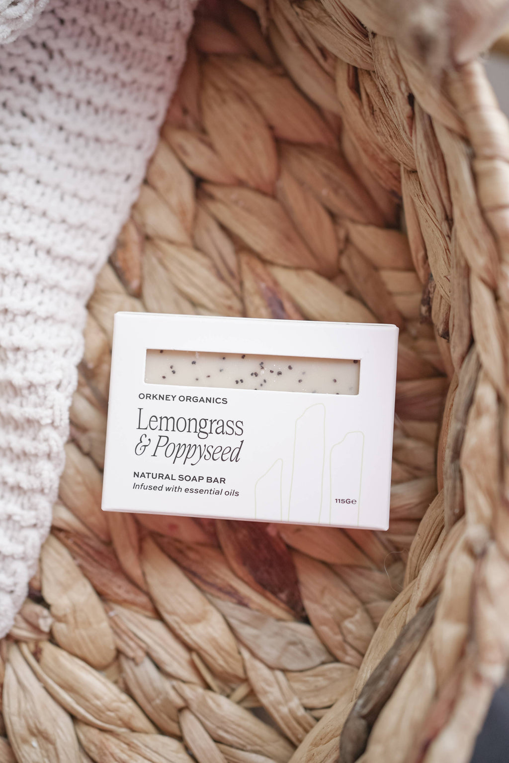 Lemongrass & Poppyseed Organic Soap Bar | Scottish Made