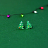 Christmas Tree Stud Earrings | Silly Loaf