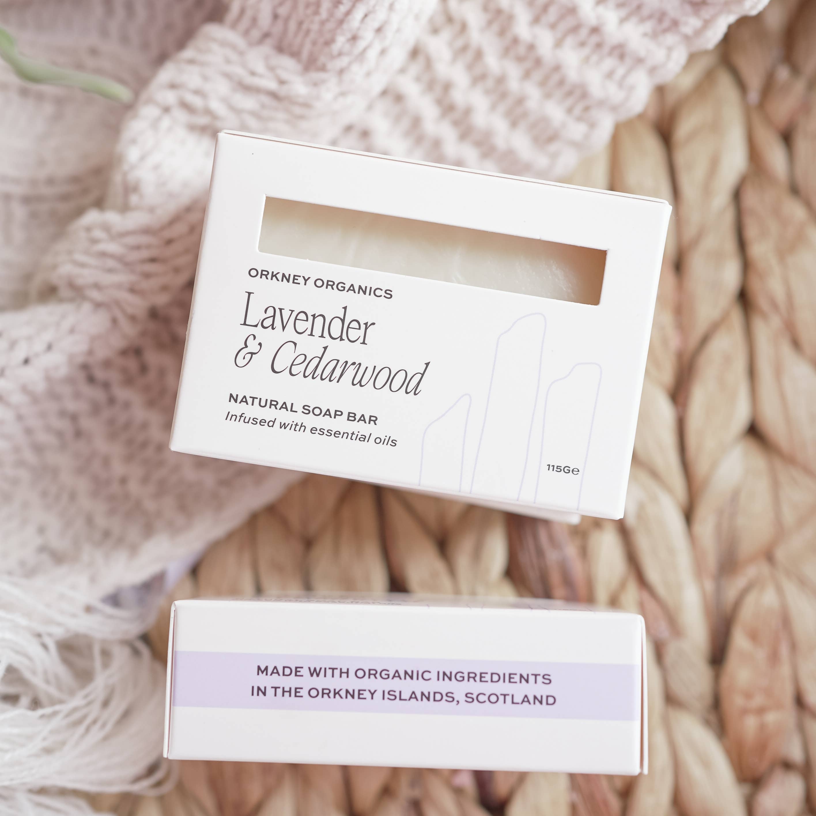 Lavender & Cedarwood Organic Soap Bar | Scottish Made