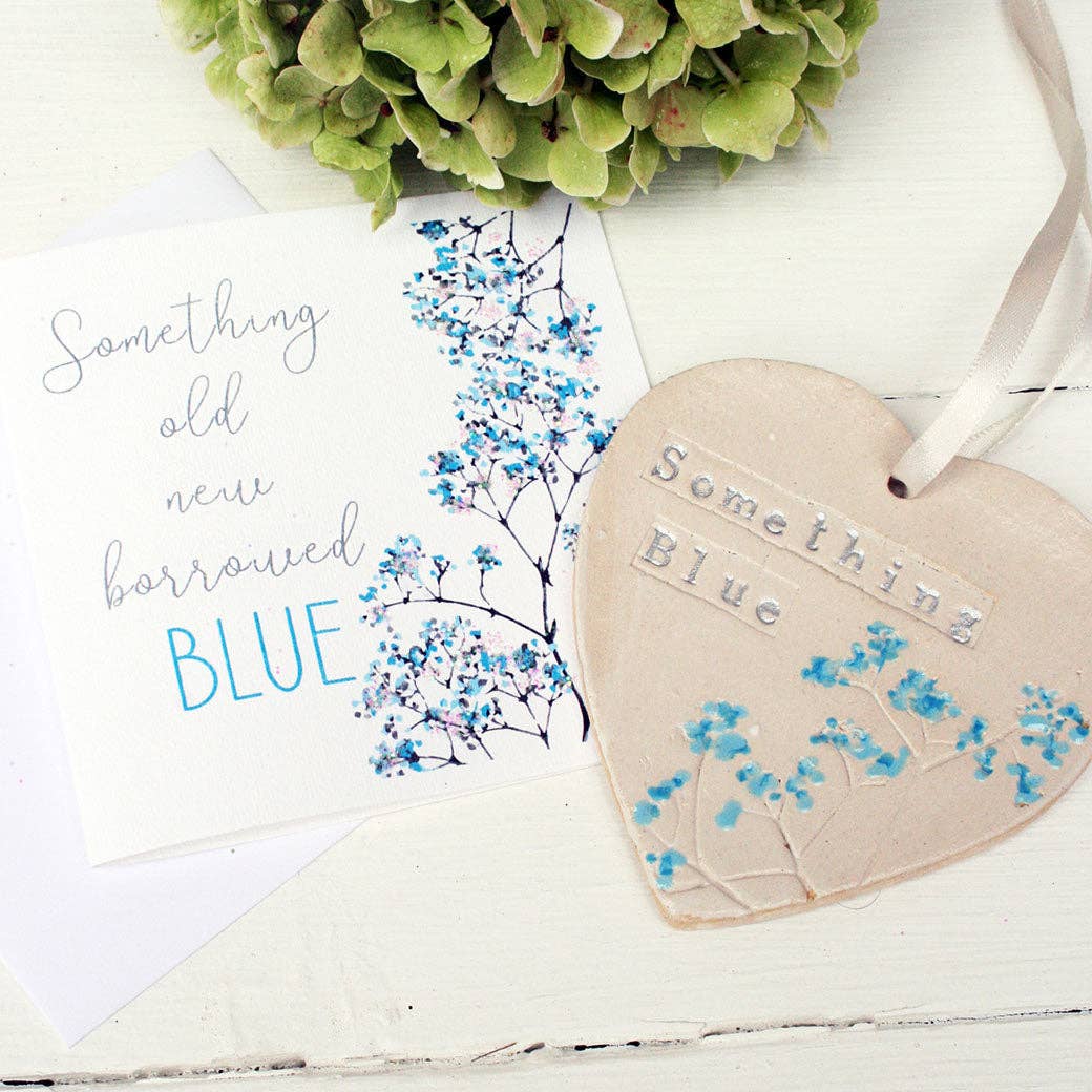 Something Blue - Ceramic Heart